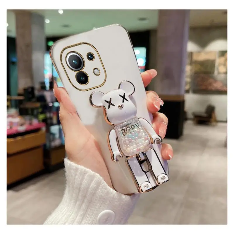 Étui de support de téléphone Quicksand Bear pour Xiaomi Mi 12 Ultra 12T 11T 13 11 Lite Note 10 Pro 8 9 10T 10S_voghion.com