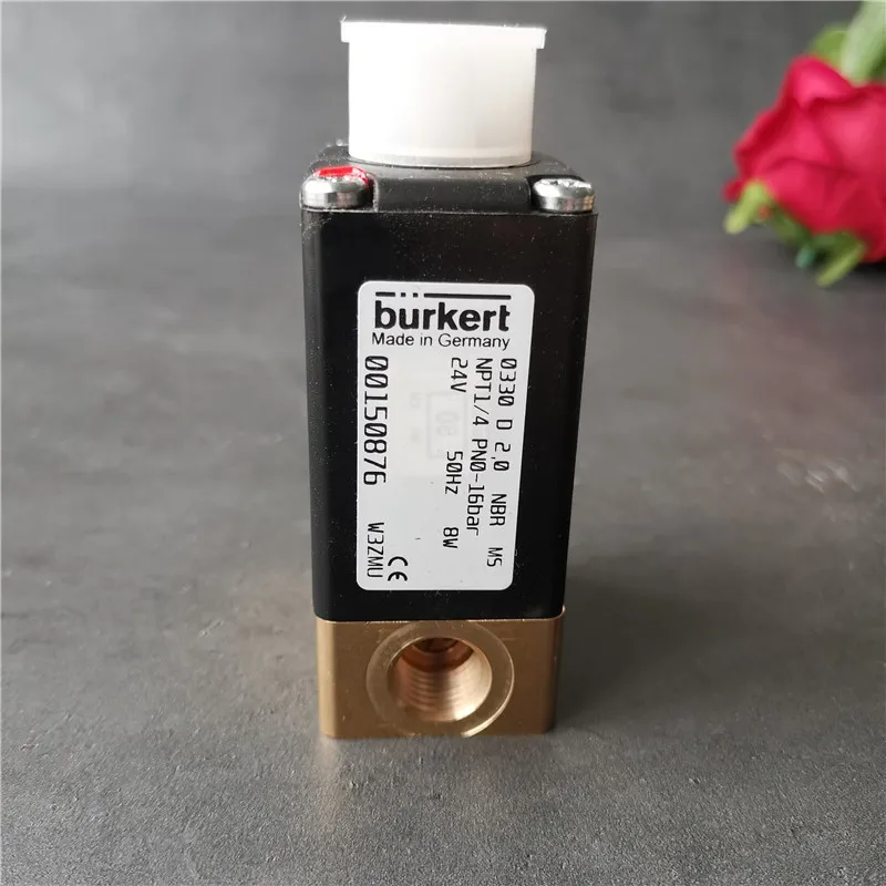 

Burkert Solenoid Valve 0330D 2.0 NBR MS NPT1/4 0-16bar 24V50HZ 150876