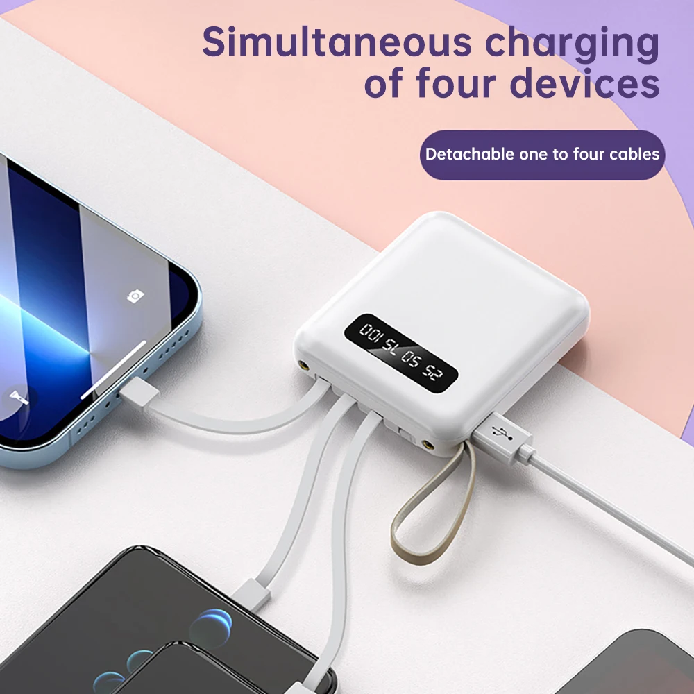 Rechargeable Battery DIY Kit 18650 Power Bank Charge Storage Box Digital Display 4 Output Interface For Charging Mobile Phones battery power bank box,battery storage box