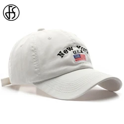 FS American Flag Embroidery Baseball Cap For Men Black White Snapback Hip Hop Summer Women Caps Sun Shade Trucker Hat Bone 2024