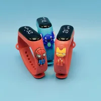 Marvel montre pour enfants dessin animé montres de mode électronique affichage LED numérique montres étanche cadeau de vacances enfants montres 4