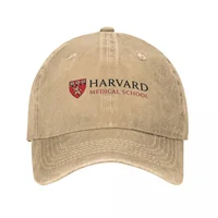 Harvard Medical School Baseball Caps Fashion Denim Hats Outdoor Adjustable Casquette Hip Hop Baseball Cowboy Hat for Men Women 1