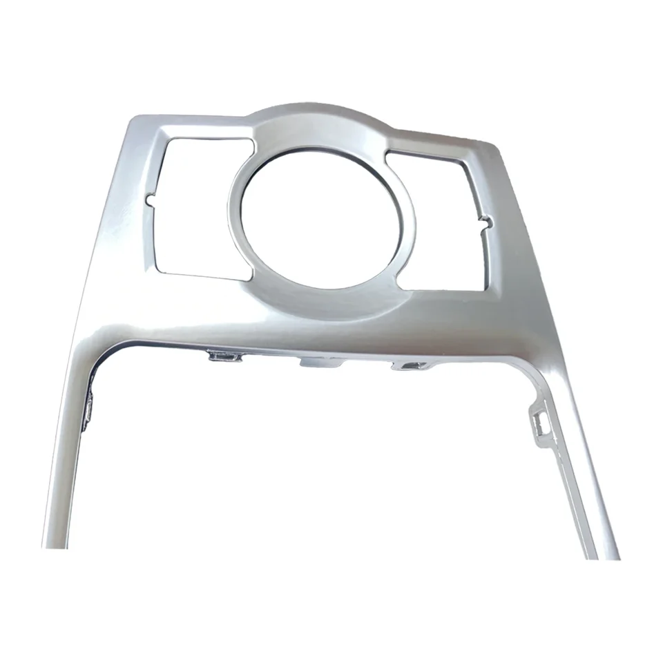 Cadre De Console Avant Chromé Pour Audi A6 C6 S6 RS6 2005-2012 - Réf. 4F0864260 - Revêtement Décoratif Plastique Argenté