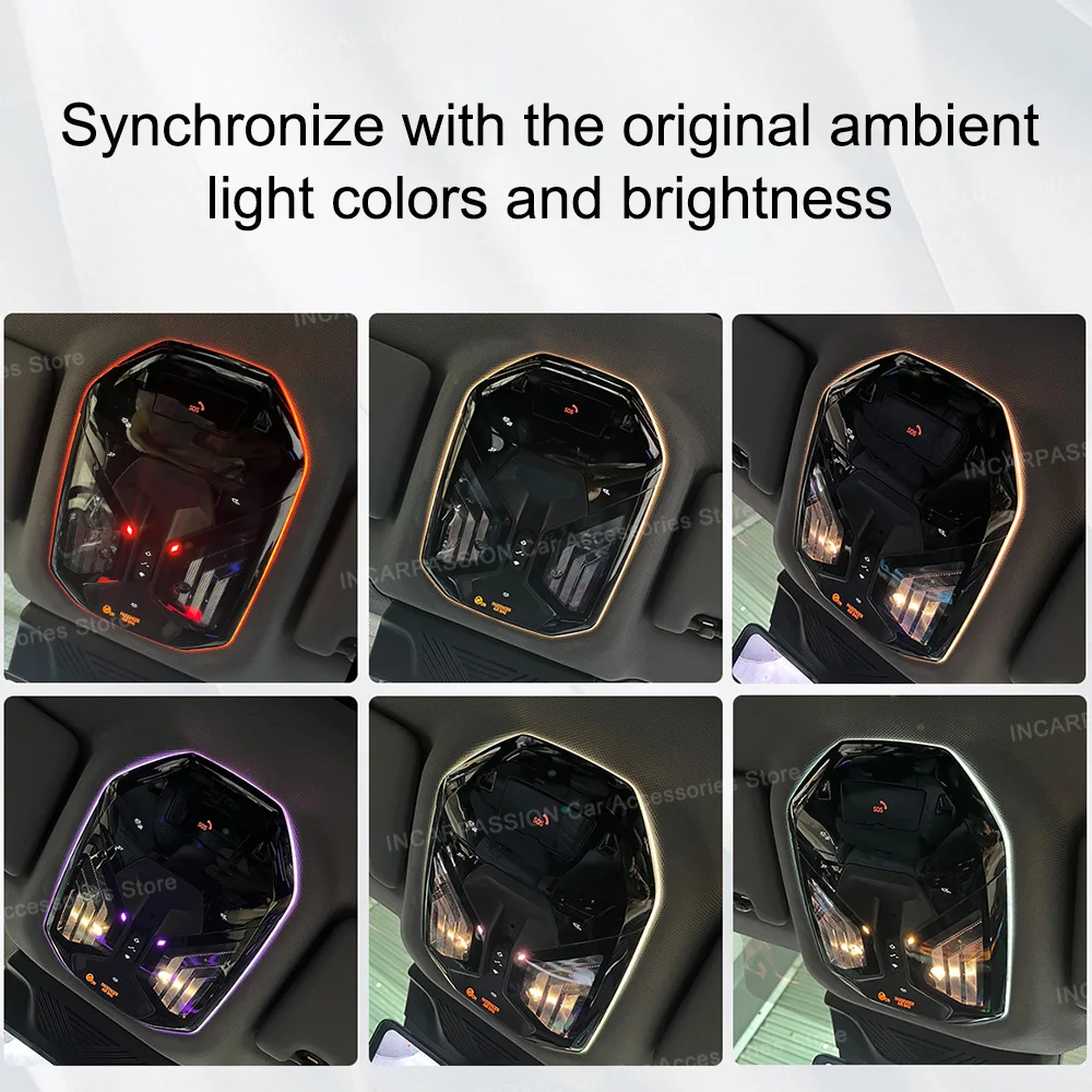 BMW 5 시리즈 G60용 실내 무드등 독서등, G60 실내 조명 업그레이드-Freehip.co.kr