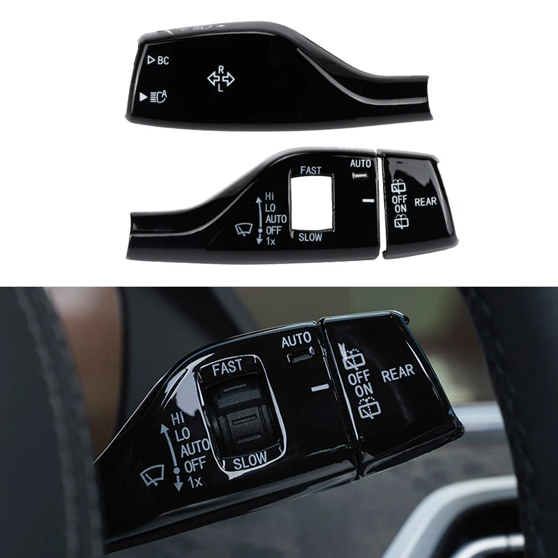

Car Turn Signal Windshield Wiper Lever Switch Cover For BMW 1-7 Series X3 X4 X5 SUV G06 G11 G12 G20 G30 G32 G02 G29 G22 G23 G26