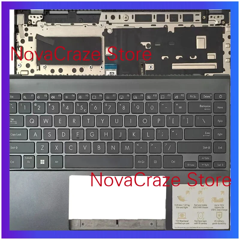 Premium Laptop Case with US Backlit Keyboard, Palmrest Upper Cover, Like New (Used)
