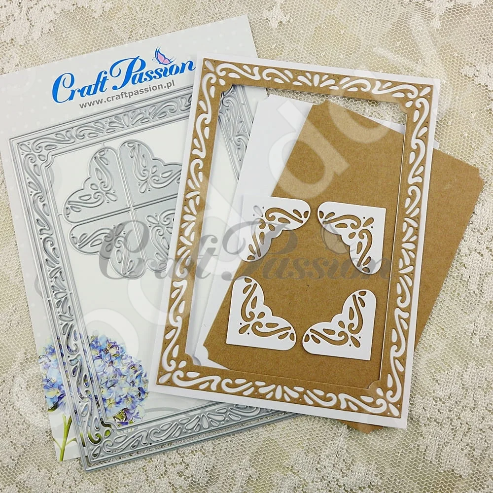 

2023 New Arrival Frame Metal Cutting Dies Scrapbook Diary Decoration Embossing Template Diy Greeting Card Handmade Hot Sale