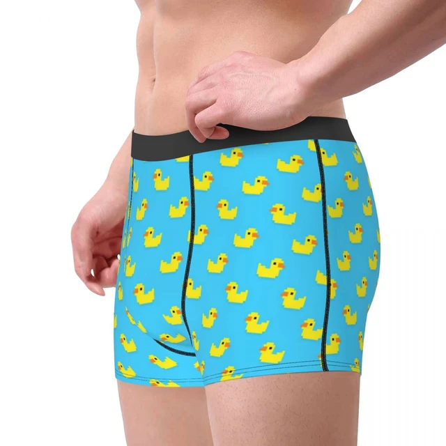 Yellow Bath Duck Men Underwear Cute Animal Boxer Briefs Shorts Panties Funny  Breathable Underpants for Male S-XXL - AliExpress