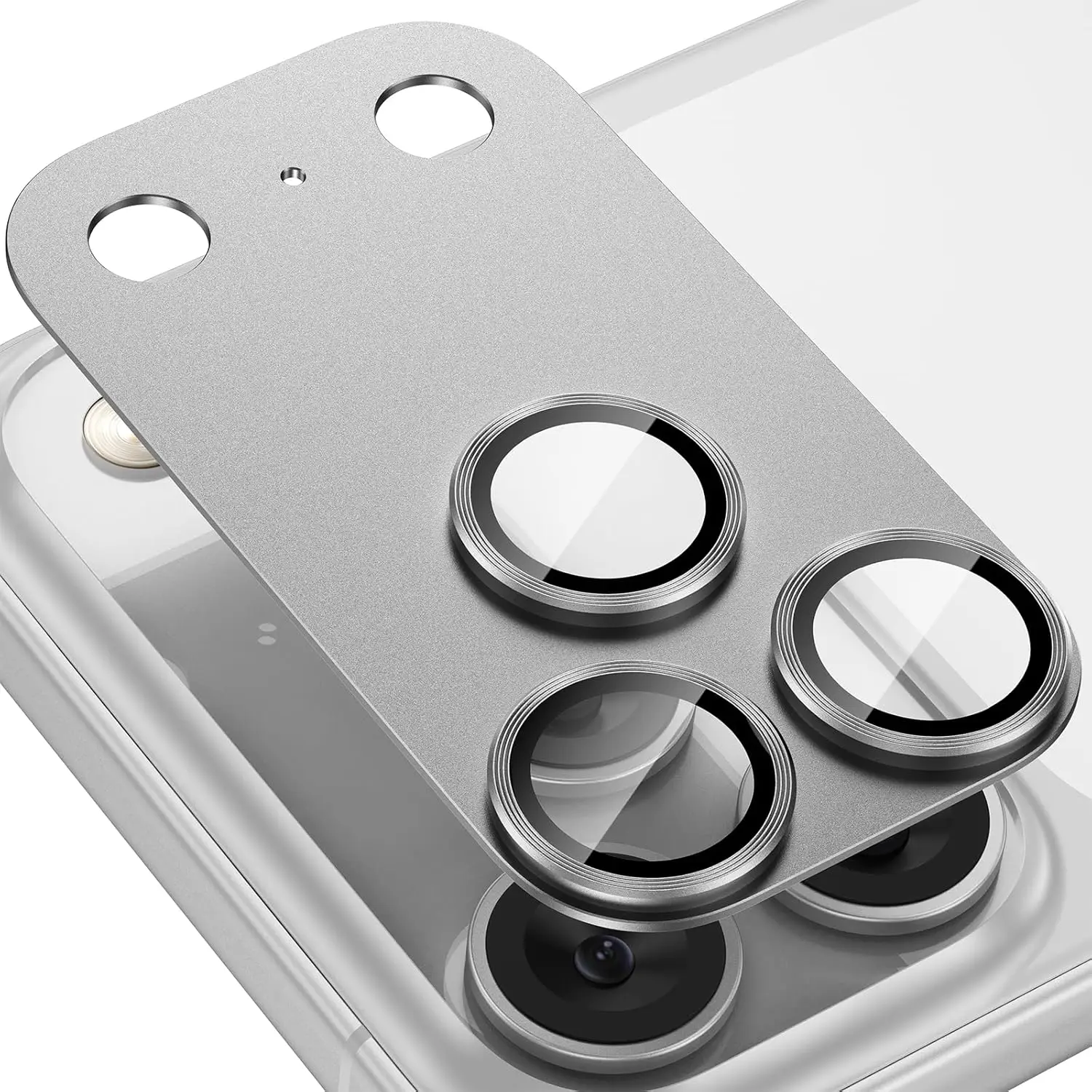 Enhanced Camera Lens Protector Cover - Black, Orange & Blue Protection