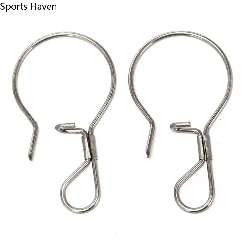 2 PCS Outdoor Fishing Stringer Lock Buckle Stainless Steel Fishing Hook Clip Fishing Tools
