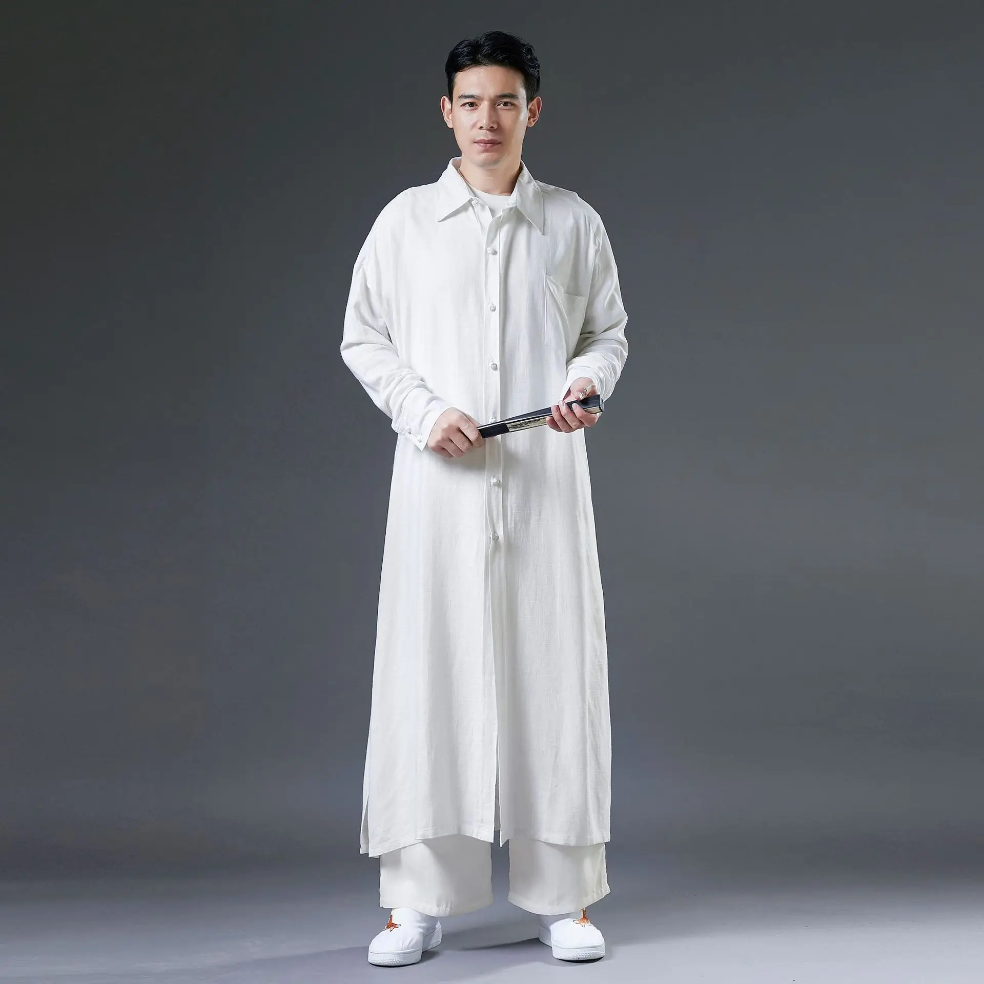 Mens Cotton Coat Tang suit Han Chinese clothing Jacket Embroidery New  Outwears | eBay