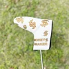 1pc Fashionable Embroidered Golf Putter Cover, Golf Club Head Covers With Dollar Design 4