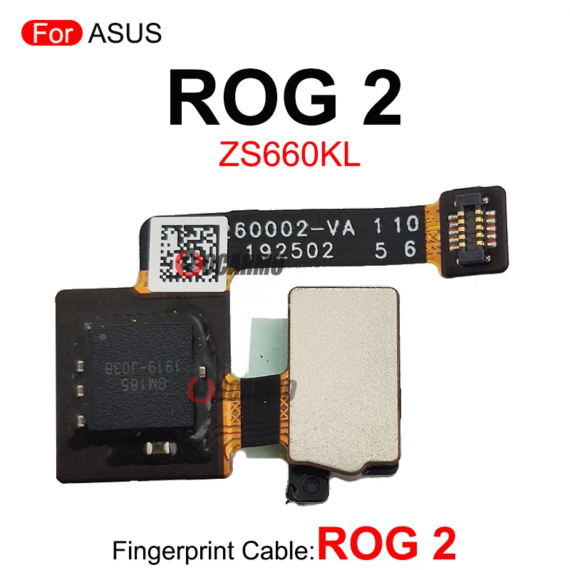 Capteur D'empreinte Digitale Pour Asus ROG Phone ZS600KL - Nappe De Connexion, Gris - Pièce De Rechange Neuve