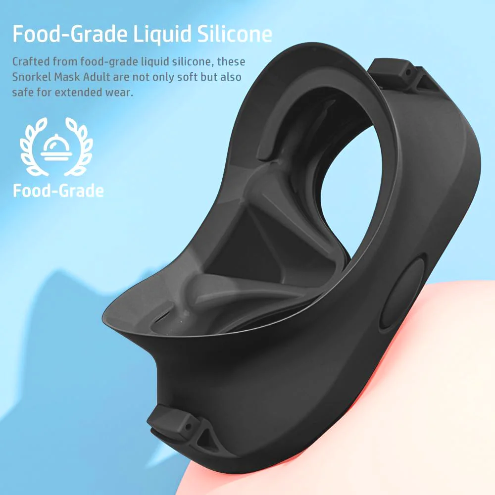Ultra Wide View Frameless Diving Mask with Tempered Glass