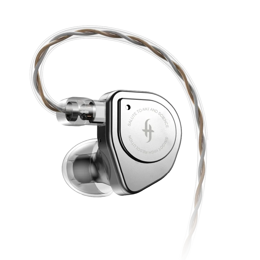 

SIMGOT EW200 10mm SCP Diaphragm Dual-Magnetic-Circuit & Dual-Cavity Dynamic Driver In-Ear Earphones