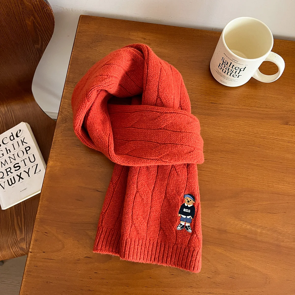 جديد 100 وشاح من الصوف الأسترالي الملتوية كابل متم...