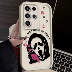 Scary Scream Ghost Fun Call TPU Phone Case - S22 (1)