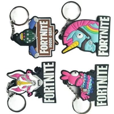 Pvc Key Chain Cute Couple Bag Car Keychain Pendant Accessories Children's Toys Birthday Gift