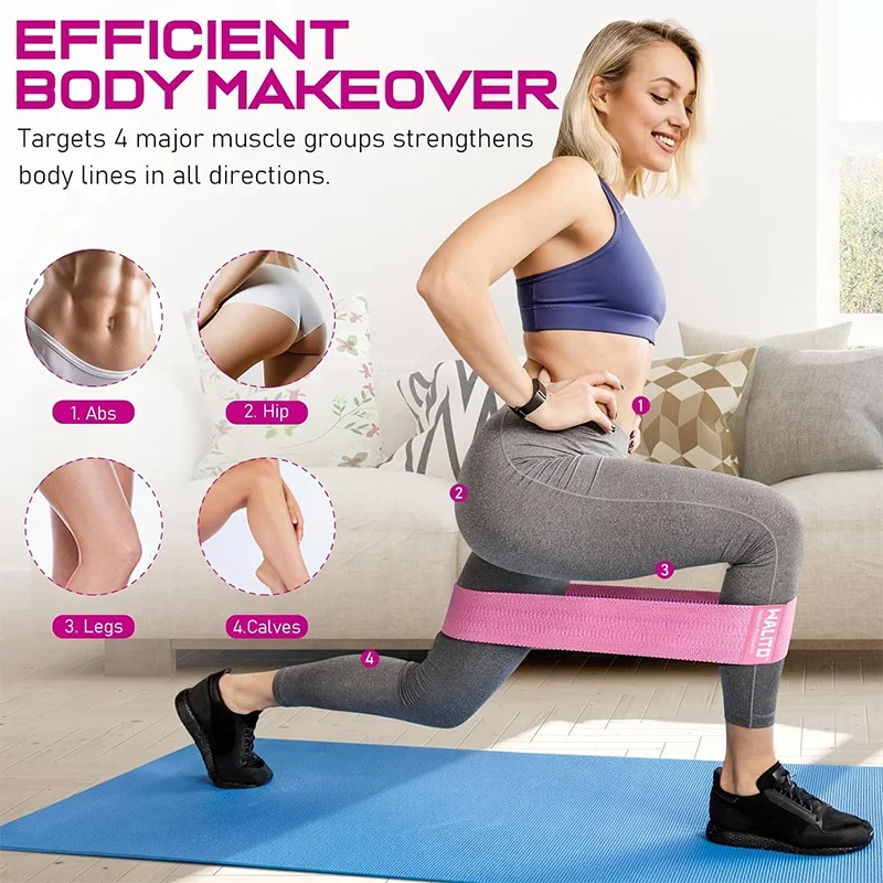 Resistance Band Exercises Yoga Elastic bands Butt Workout Hip