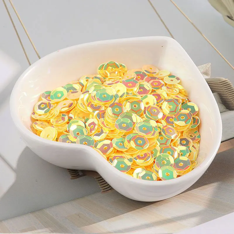 Multi Size Mischfarbe 3/4/5/6/8/10/20 mm Pailletten PVC Groove Pailletten Pailletten Nähen Hochzeit Handwerk Damen Kleid Zubehör 10 g – Detail 4