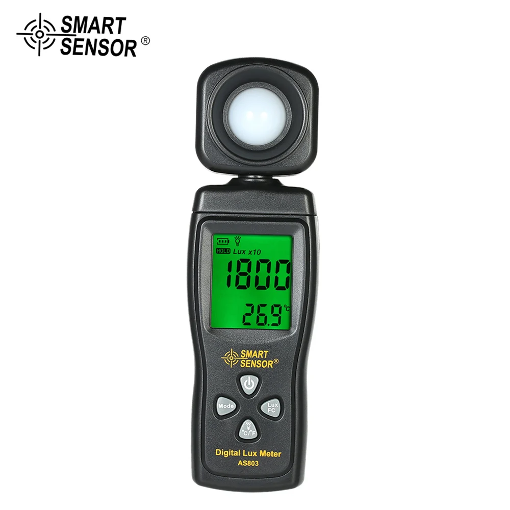 Digital Luxmeter, Digital Light Meter Illuminance Tester Lumens Meter