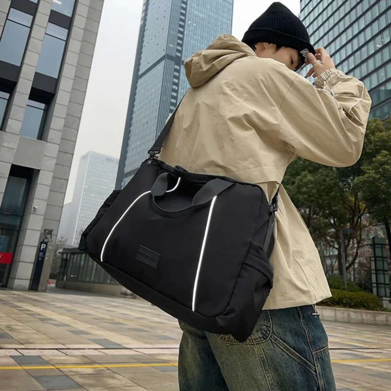 Fashion Travel Luggage Bag Leisure Accommodation Student Storage Bag Fitness Unisex Short Distance Business Travel Lightweight