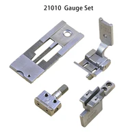 21010-R Gauge Set For Brassiere Tape Attaching Double Needle Industrial Sewing Machine Gauge Set Fit Brother LT2-B842 JUKI 515 1