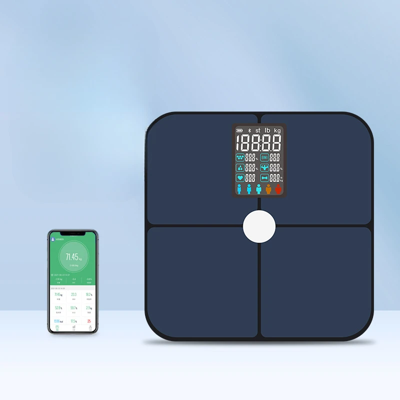 Home Body Fat Scale, Intelligent VA Color Screen, Heart Rate,Human Electronic Scale,High Precision,Professional Fat Measurement 5