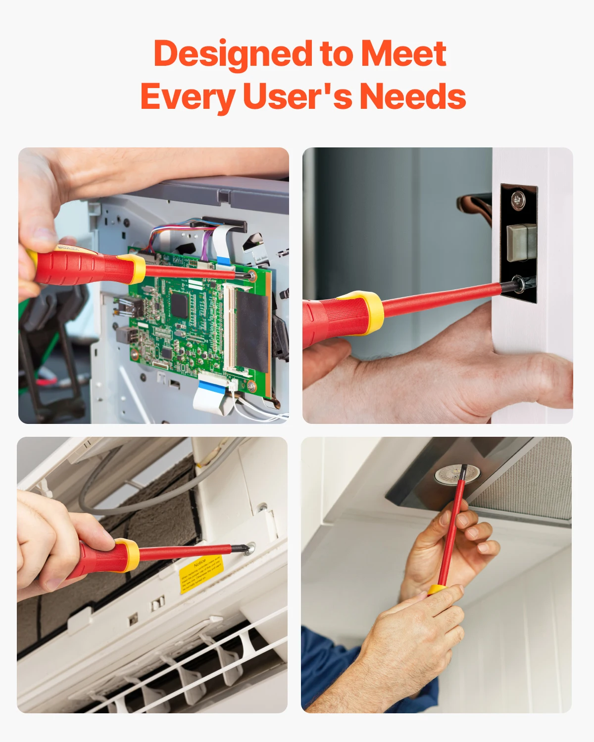 Insulated Screwdriver Set Professional Electrical Tool