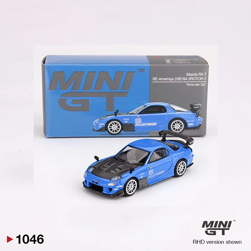 MINIGT 1046 In Stock 1:64 Mazda RX7 RE Amemiya 20B NA 3ROTOR 7 Ama