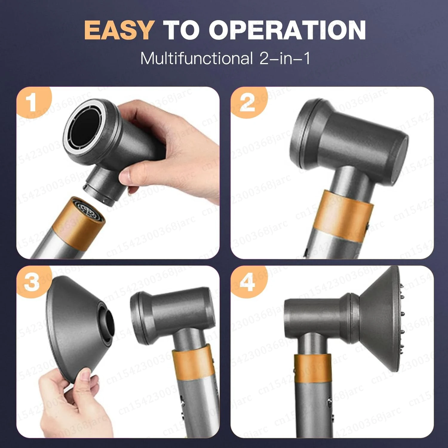 Hair Dryer Diffusion Nozzle For Dyson airwrap HS01 HS05 Diffuser