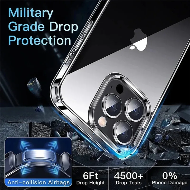 Premium Ultra-Thin Clear Silicone Phone Case - Soft Transparent Back Cover