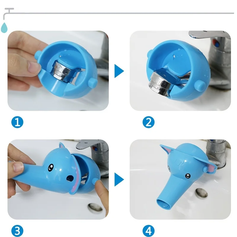 Faucet Extender for Toddlers - Sink Extender for Kids Hand Washing, Bathroom Sink Spout Wash Helper for Children Baby 5