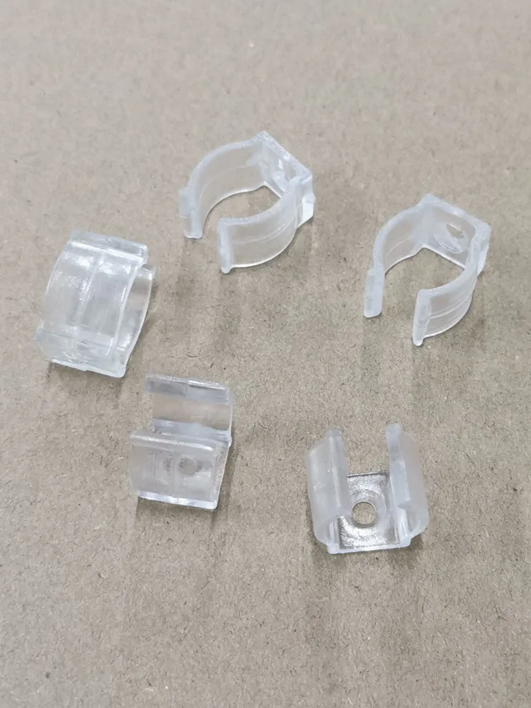 10pcs 50pcs 100pcs/lot Neon Light Clips for 14mm 16mm 5v-220v Neon Tube