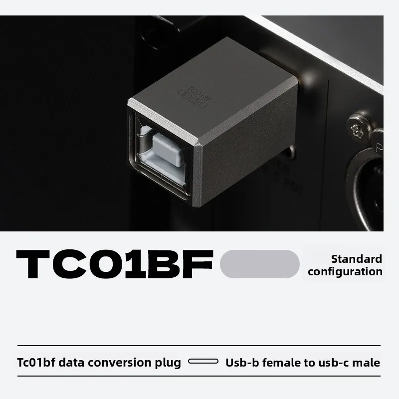 ddHiFi TC01B/TC01BF용 ZHIO 휴대폰 컴퓨터 디코더 USB-C 및 USB-B 상호 변환 OTG 플러그