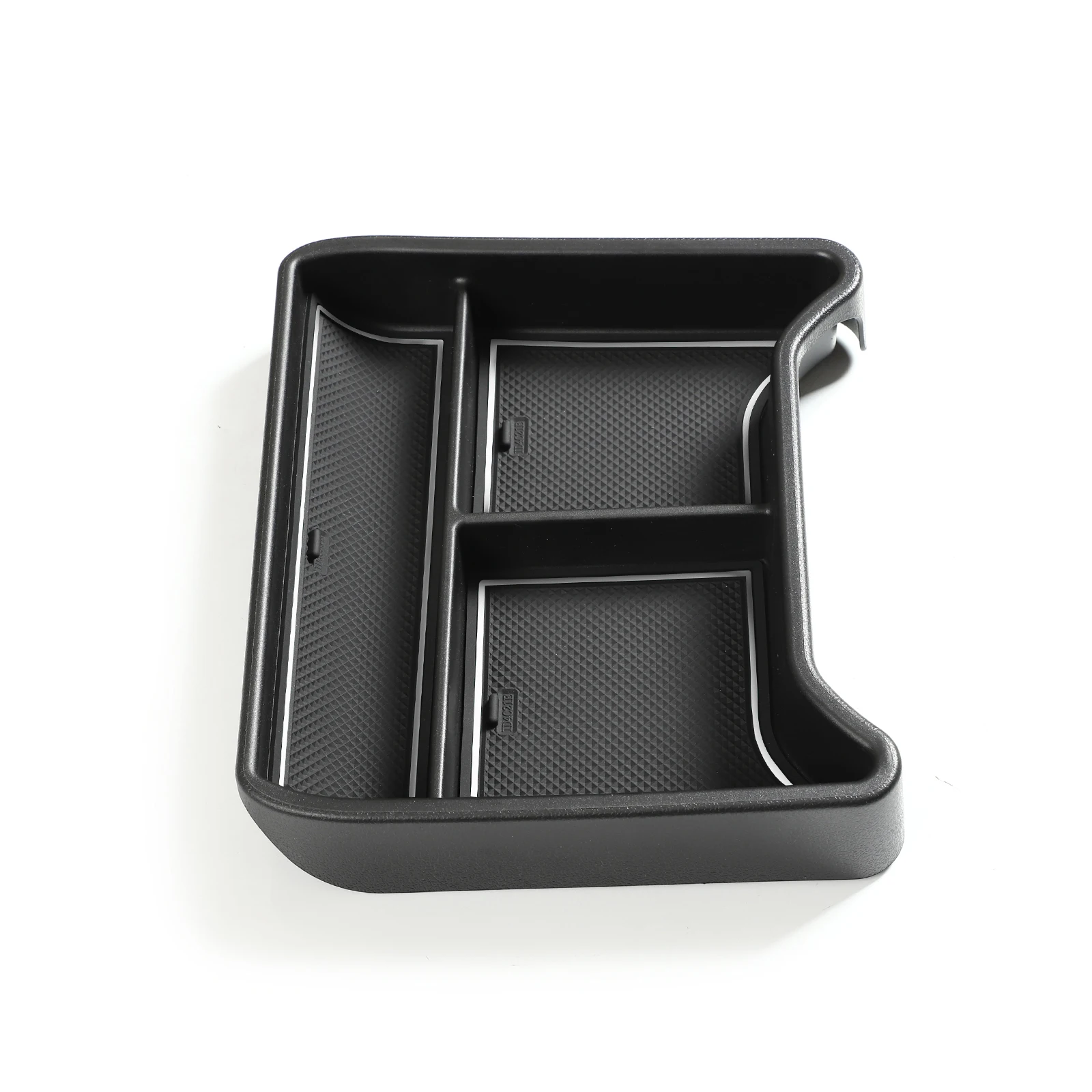 Smabee für VW Volkswagen ID.4 ID4 ID 4 Mittelkonsole Untere Aufbewahrungsbox Zentrale Ablage Organizer Auto-Innenausstattung Schwarz – Detail 11