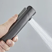 ชุดระบบอาบน้ำในห้องน้ำสีเทารูปปืนกุญแจเปียโนทองเหลือง LED แบบดิจิตอลก๊อกน้ำสำหรับอาบน้ำชุดก๊อกน้ำฝักบัวผสมน้ำร้อนและเย็นดีไซน์ใหม่ อาบน้ำอัพเกรดได้ในครัวเรือน3ฟังก์ชั่นฝักบัวครบชุด 4