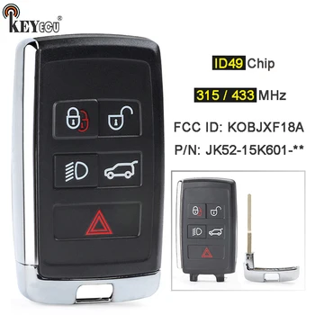Keyforkess 315/ 433MHz KOBJXF18A JK52-15K601-AA JK52-15K601-BG / DG Smart Chiave A Distanza Fob chiave per Land Rover Ranger Rover 2018-2021