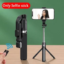 Portable Selfie Stick Tripod with Bluetooth Remote & LED Light (Only Selfie Stick)
