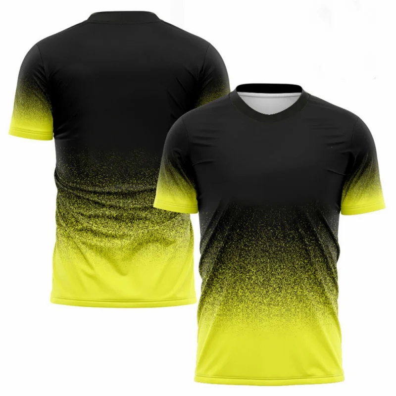 Camisetas De Manga Corta De Verano Para Hombr, Camiseta Deportiva De Cuello Redondo En Degradado, Casual Y De Fitns - China Men Shirts Y Summer Shirt Precio