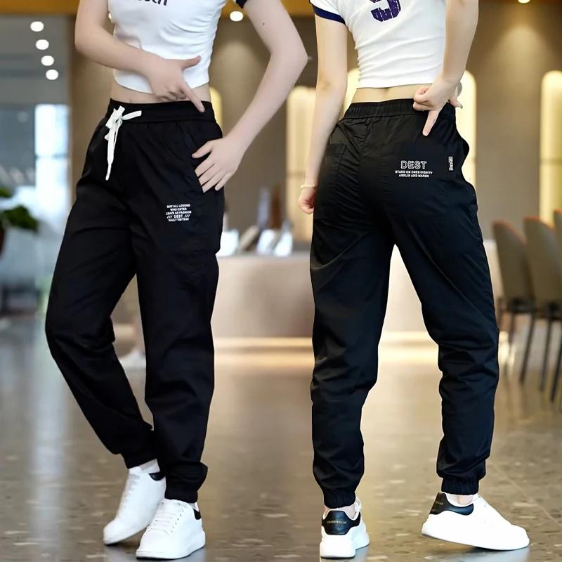 Loose Men's Casual Pants Spring Summer Lightweight Nine-Tenths Workwear Trousers Youthful Vitali Sle een Color Trend