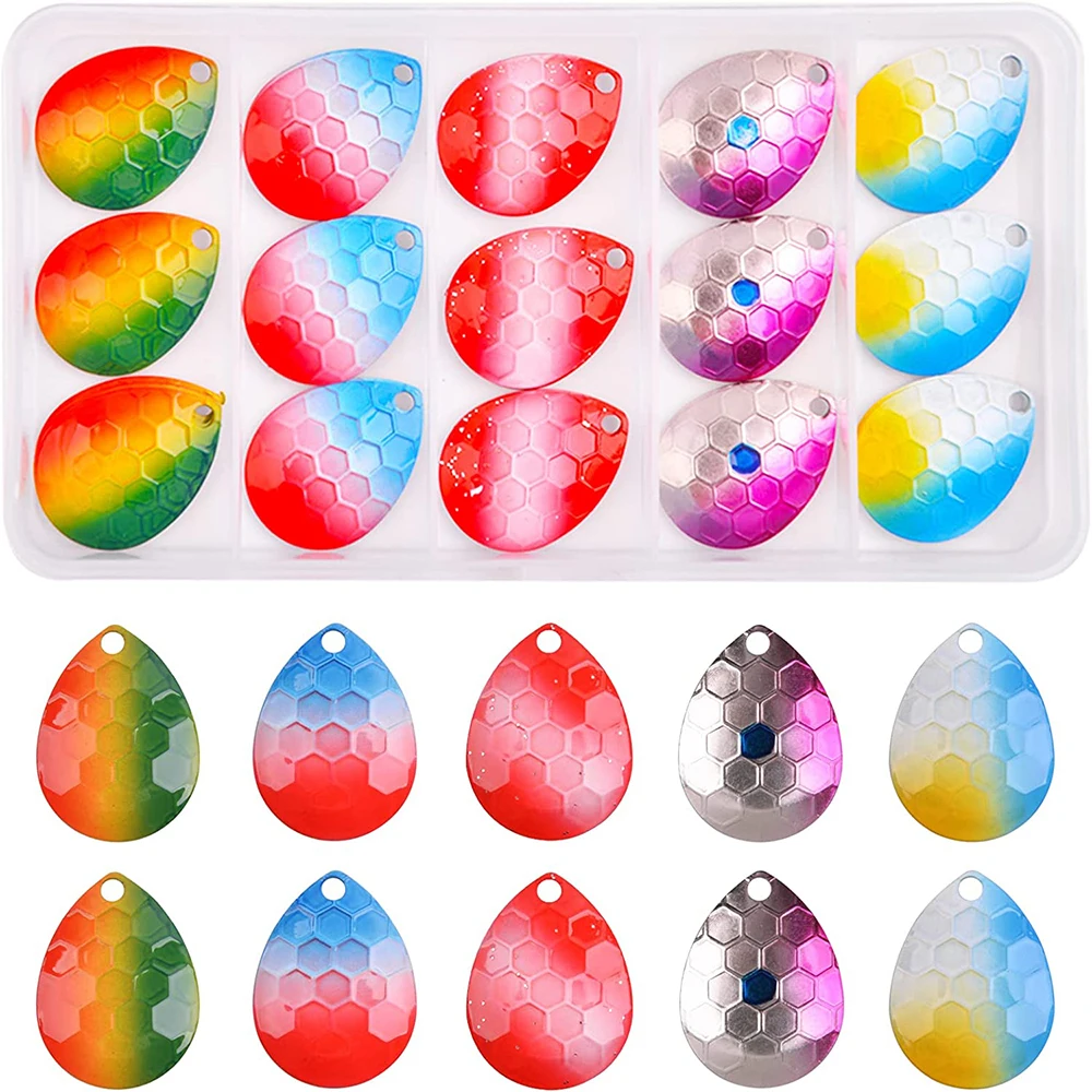 40PcsFishingSpinnerBladesLuresColoradoBladeDIYLureforSpinner