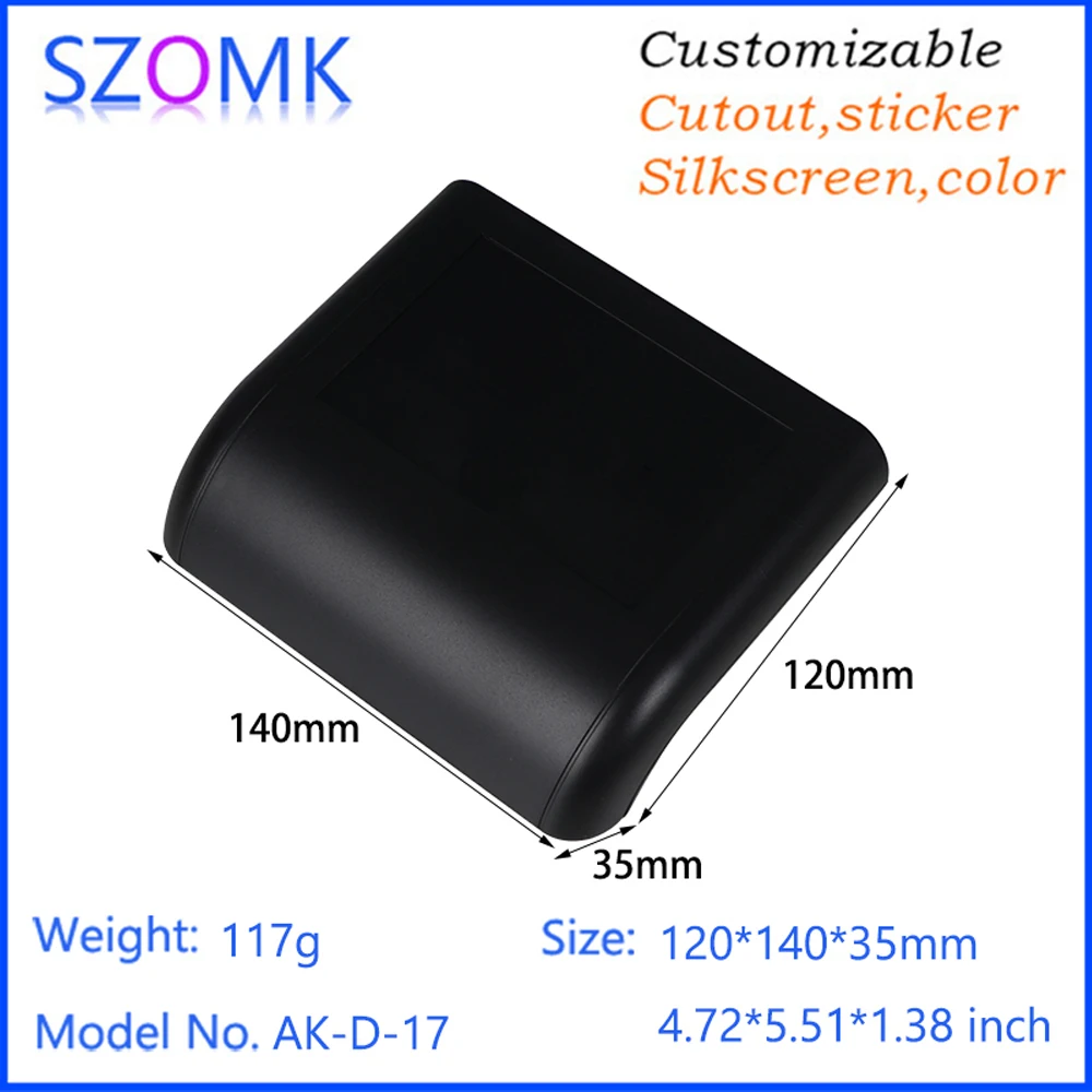 

10 Pcs 120*140*35mm szomk router plastic electrical enclosure switch housing customizable plastic box for equipment connectors