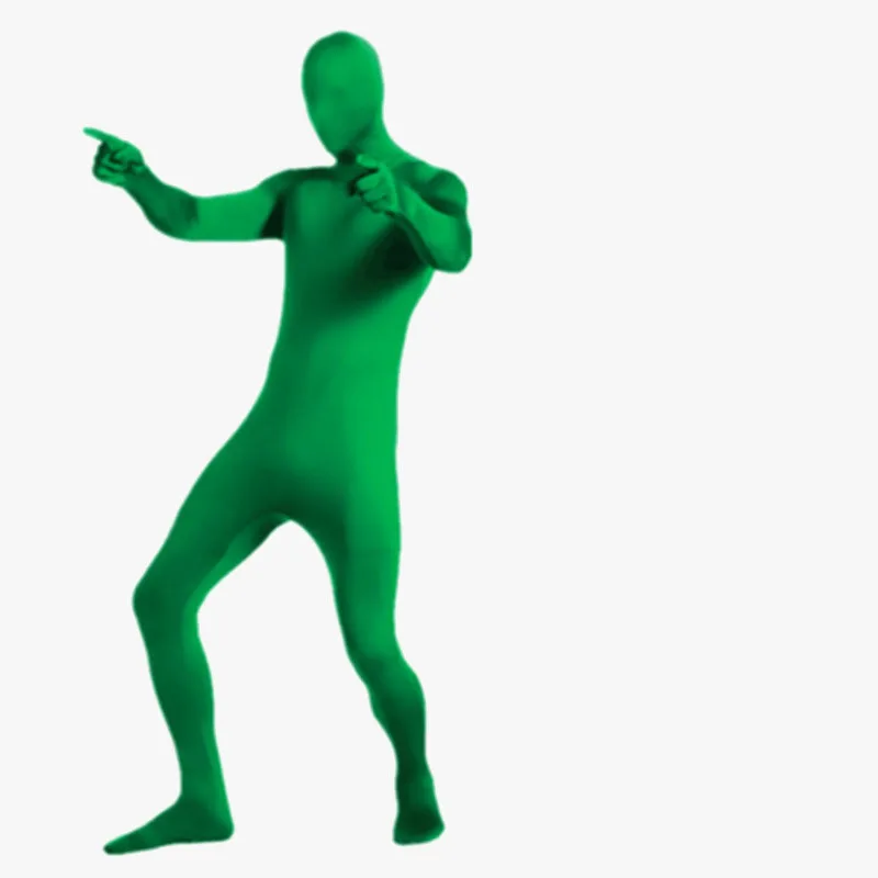 Cosplay Costume Black Zentai Full Bodysuit for Men Women Halloween Carnival Cosplay Custome Skin Tight Jumpsuit Spandex Body Suit