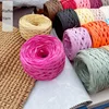 180m raffia Yarn paper Grass for Knitting and Crochet handmade diy straw hat bag Doll slippers weave Soft Thread 100g/pcs summer 1