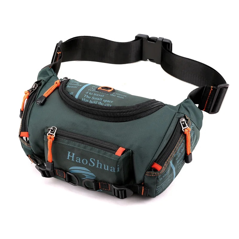 

Waterproof Nylon Men Waist Pack Bum Sling Chest Bag Multi-purpose Travel Military Male Shoulder Messenger Hip Belt Fanny Bags