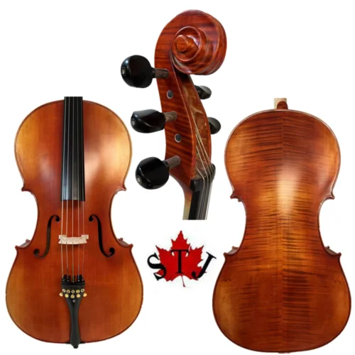 

Rare Professional song maestro 5 Strings Cello 4/4, Stradivarius Model #15288