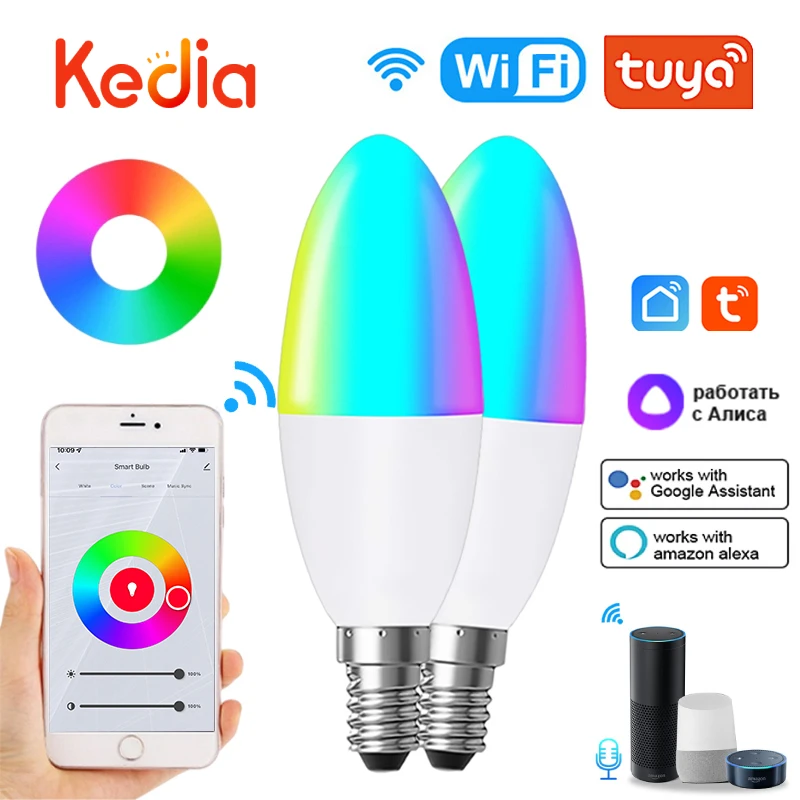 TUYASmartWiFiE14LEDLightBulbCandelabraRGBCW100240V5WDimmableLampBulbSmartHome.jpg