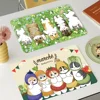 Funny Cat Mofusand Kitchen Draining Mat Tableware Pad Coffee Dish Drying Mat Placemat Bathroom Kitchen Drain Pad 1