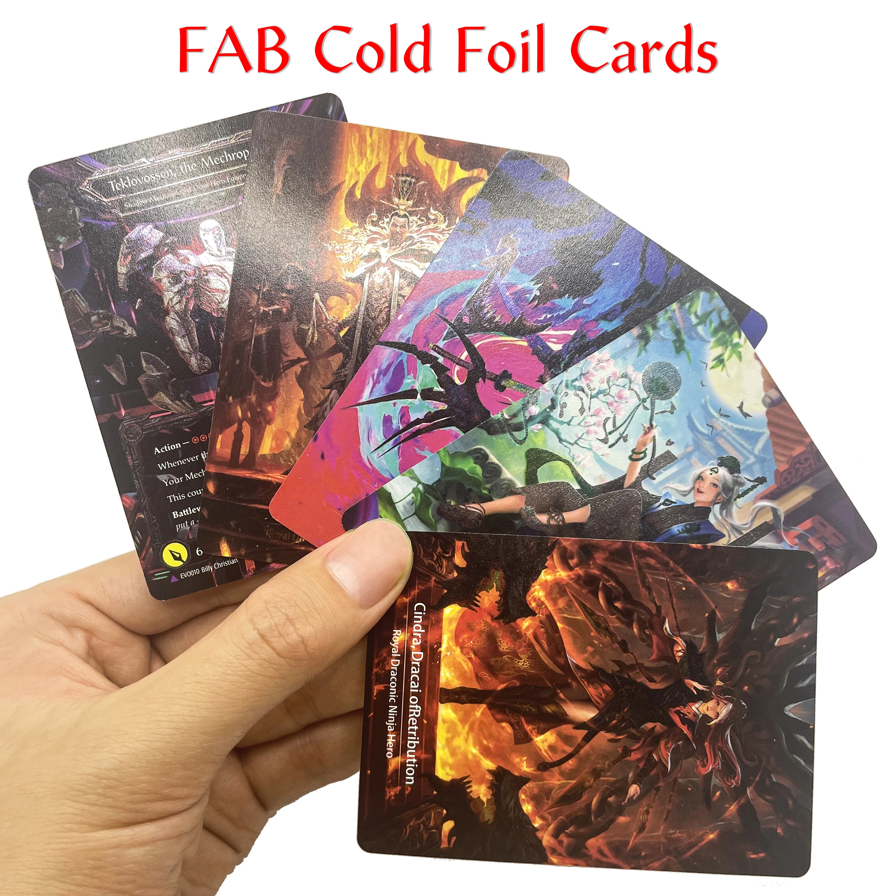 FAB Proxy Card Cold Foil Collection Cards Command and Conquer